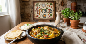Salona de Frango (Ensopado Árabe com Legumes) 🍗🥕🍅
